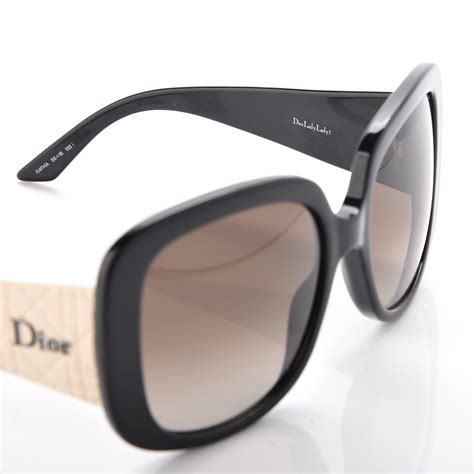 dior lady lady 1 sunglasses black ivory|CHRISTIAN DIOR Cannage Dior Lady Lady 1 Sunglasses Black .